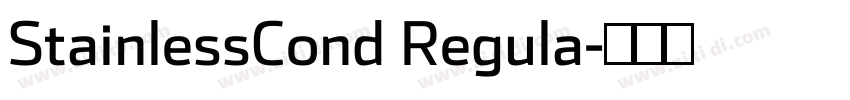 StainlessCond Regula字体转换